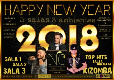New Year's Eve Party at el New Cel in Badalona