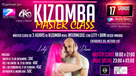Master Class de Kizomba by Lety y Dani