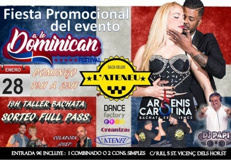 Promotional party A Lo Dominican Festival