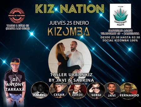 Kizomba Barcelona Jueves  - Kiz Nation