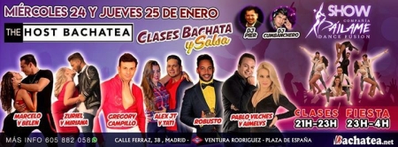 Miercoles 24 y Jueves 25 - The Host Bachatea