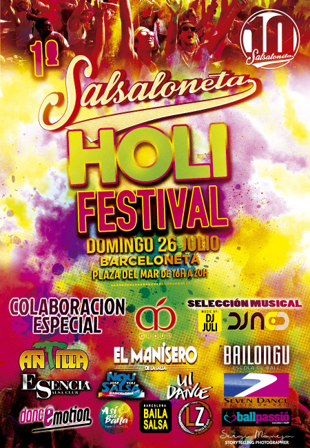 1er Salsaloneta Holi Festival