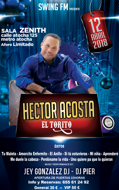 Héctor Acosta "El Torito" - Concierto de Bachata en Madrid