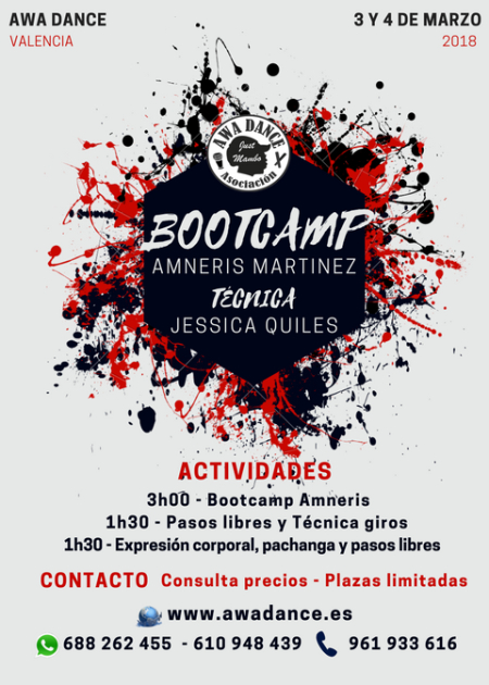 Bootcamp with Amneris Martínez & Jessica Quiles in Valencia