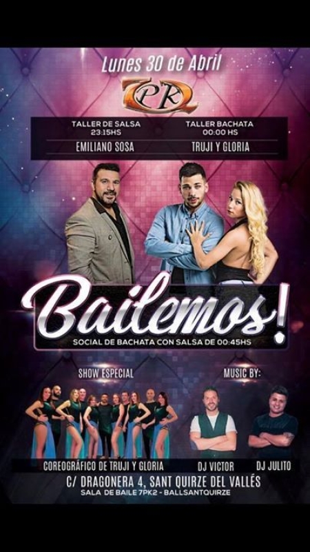 Party Bailemos at 7pk2 - Monday, April 30 (2nd party)