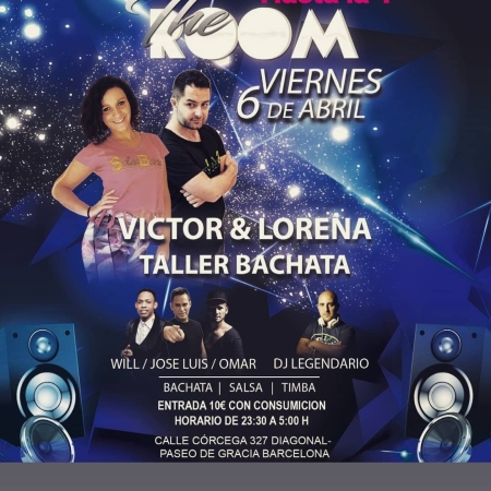 FREE Bachata Fusion Workshop + Party at 00h in The Room Barcelona
