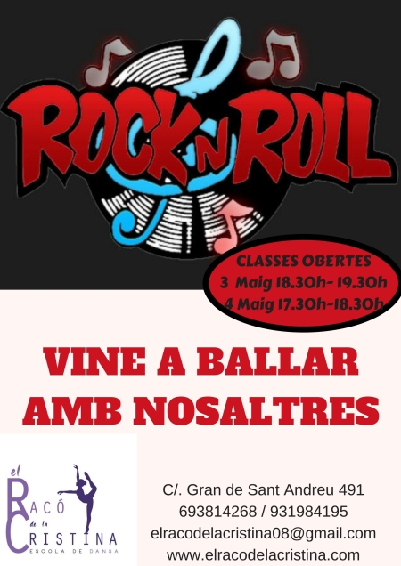 Open Class of Rock'n'Roll in Barcelona - Thursday 3 of May