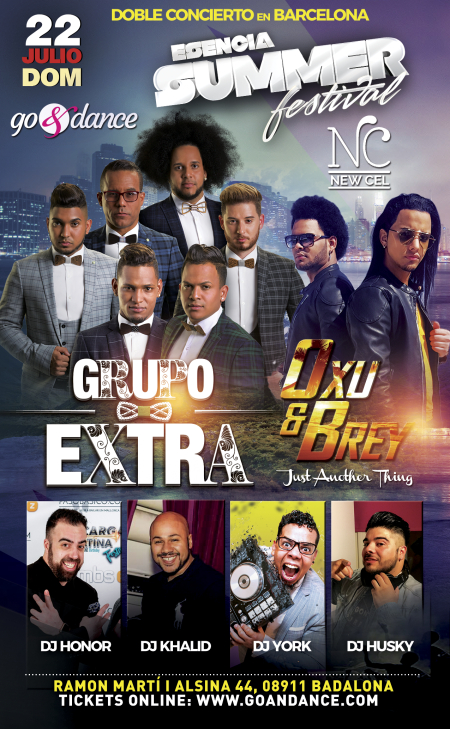 Grupo Extra and Oxu y Brey - Double concert in Barcelona - 22 July 2018