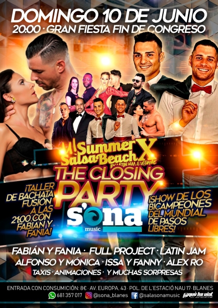 The closing party...u!Summers salsa beachX