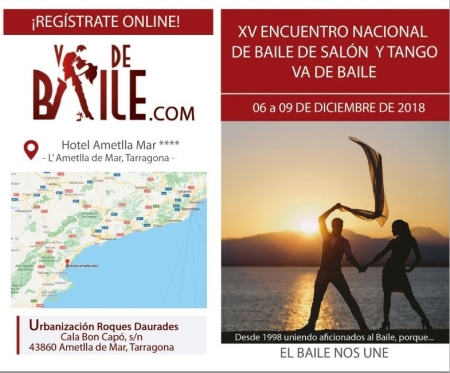 XV Encuentro Nacional de Baile de Salón y Tango VA DE BAILE 2018