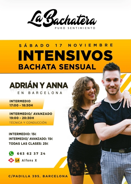 Intensive Workshop Adrián and Anna - Barcelona November 17th