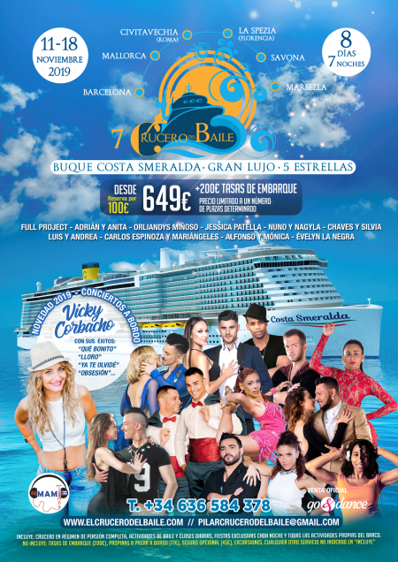 7th Crucero del Baile (Autumn Edition) - from 11 to 18 November 2019