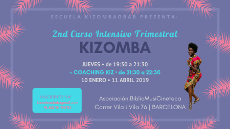 Thursday • 2nd Trimestral Intensive Kizomba Course 