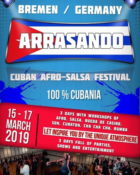 Arrasando Cuban Afro-Salsa Festival 2019