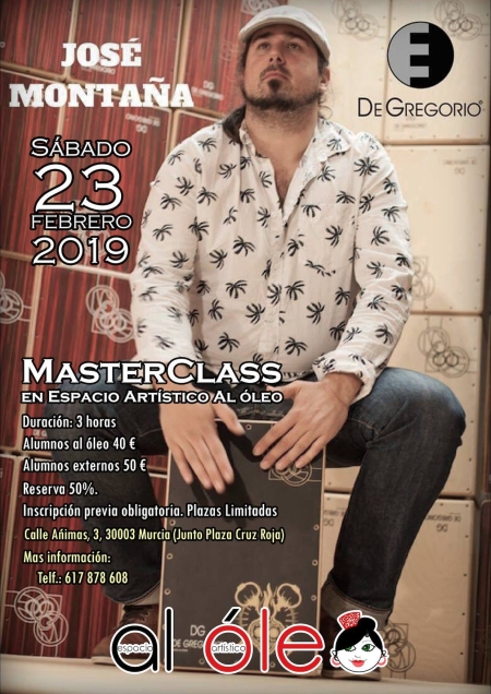 MasterClass of Cajón with José Montaña