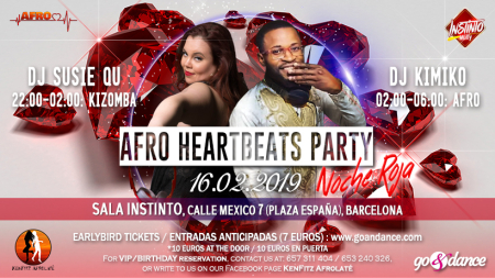 Fiesta Afro Heartbeats 16.02.2019 - Noche Roja