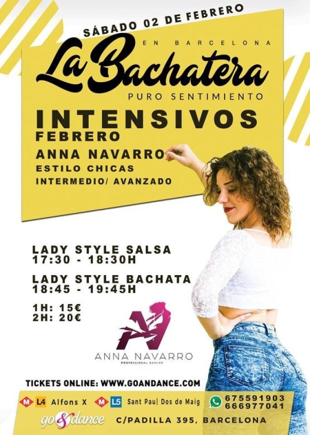 Intensive Lady Style by Anna Navarro - Saturday 2nd Feb. 2019