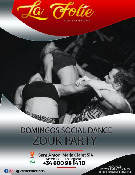 Zouk Party Social Dance - La Folie (Barcelona)