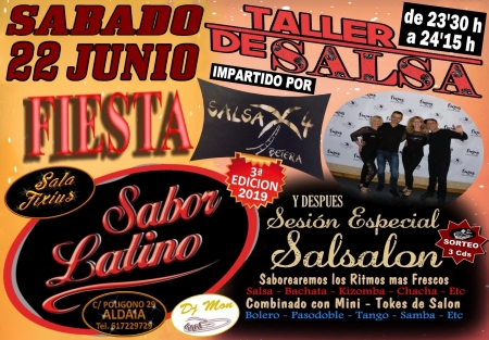 Fiesta Sabor Latino (3ª Edición) en Sala Fixius