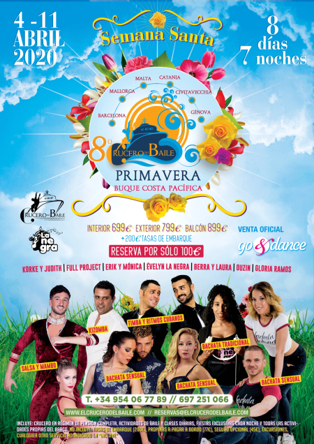 7th Crucero del Baile (Spring Edition) - from 4 to 11 April 2020