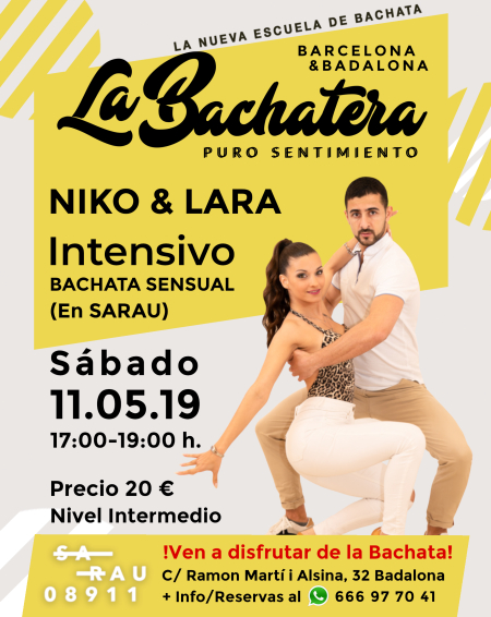 Intensive Bachata Niko & Lara in La Bachatera (Barcelona)