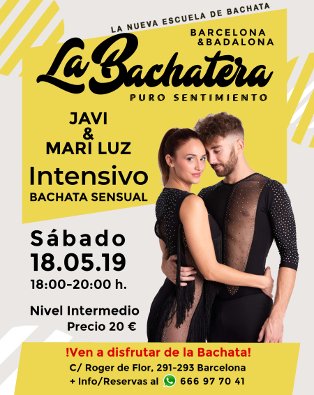  Intensive Bachata Javi & Mari Luz in La Bachatera (Barcelona)