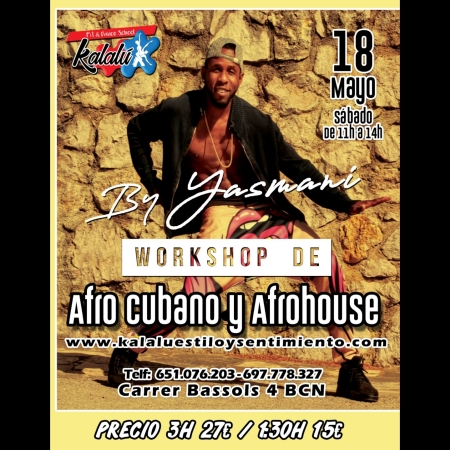 Workshop - Afrocubana & Afrohouse at Kalalú (Barcelona)