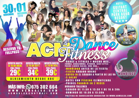 ACM Dance and Fitness - 30th Noember to 1st December 2019