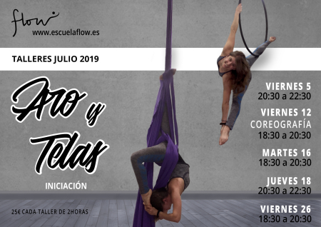 Talleres de Aro y Telas en Flow Madrid - Julio 2019