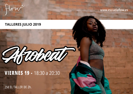 Afrobeat workshop at Flow Madrid on 19 July 2019