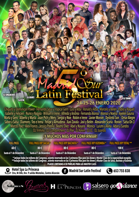 Madrid Sur Latin Festival 2020 (5th Edition)