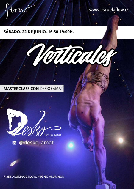 Verticals Masterclass Desko Amat at Flow Madrid - 22 June 2019