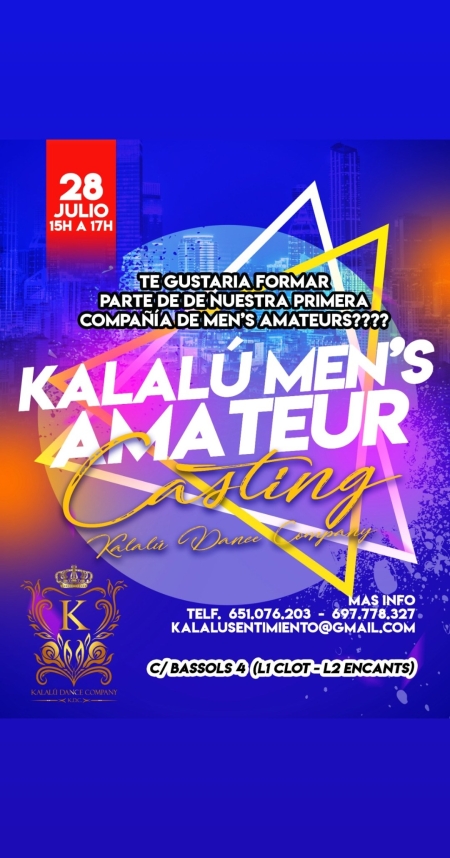 CASTING COMPAÑÍA KALALÚ MEN'S AMATEUR - 28 de Julio 2019