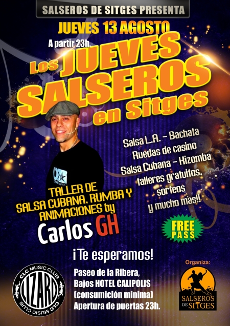 Salsa thursdays at Sitges with Carlos GH