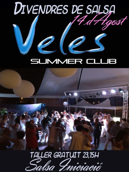 Salsa night in Veles Club Summer terrace