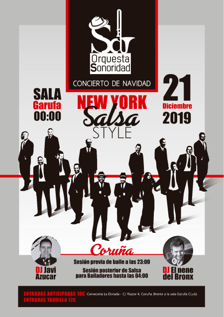 Christmas Concert 100% Salsa + 2 dance sessions on Saturday 21 December 2019