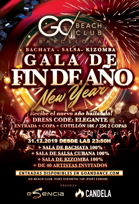 New Year's Eve Party Barcelona 2019-2020 - Bachata, Salsa and Kizomba