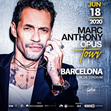 Concierto MARC ANTHONY en Barcelona - 18 Junio 2020