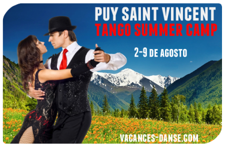 Puy Saint Vincent Tango Summer Camps - from 2 to 9 August 2020