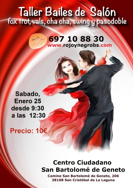 Taller Bailes de Salón en Santa Cruz de Tenerife - 25 Enero 2020