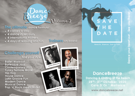 DanceBreeze Mallorca - del 28 al 31 Octubre 2020