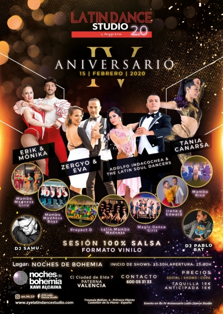 IV Anniversary Latin Dance Studio 2.0 - February 15, 2020
