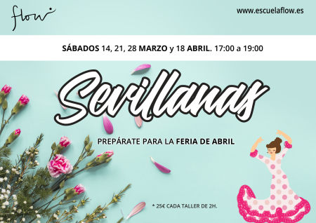 Curso intensivo de Sevillanas (4 sábados) en Madrid - Marzo 2020