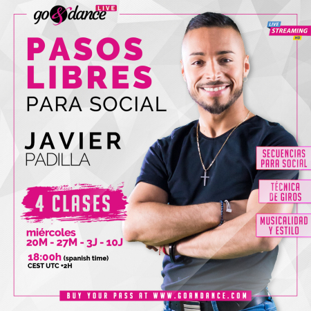 Trucos & Pasos Libres de Salsa para Social con JAVIER PADILLA - Curso en directo