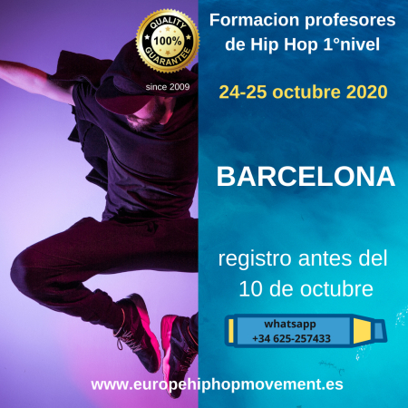 Hip Hop Teacher Training in Barcelona