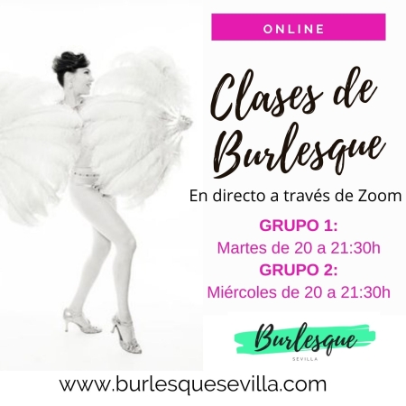 ONLINE Burlesque classes