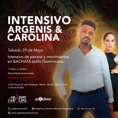 INTENSIVE Argenis and Carolina Movements and Domincan Style in Barcelona - Saturday 29 May 2021