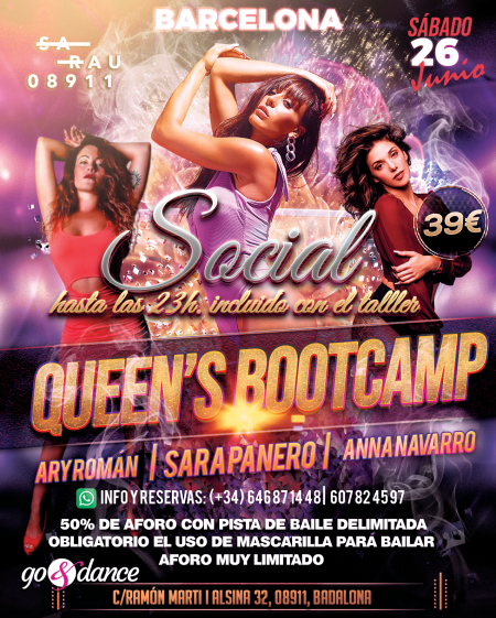 Queen's Bootcamp en Barcelona - 26 Junio 2021