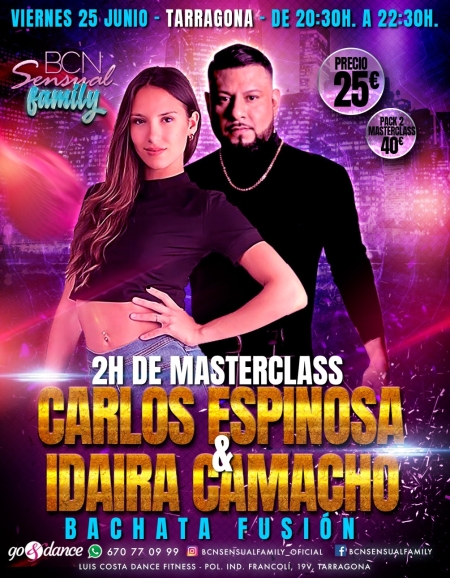 Master Class by Carlos Espinosa & Idaira Camacho - Tarragona June 25th 2021