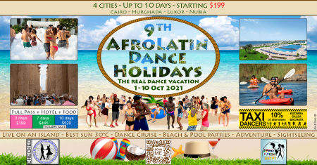 9th AfroLatin Dance Holidays Egypt - October 2021